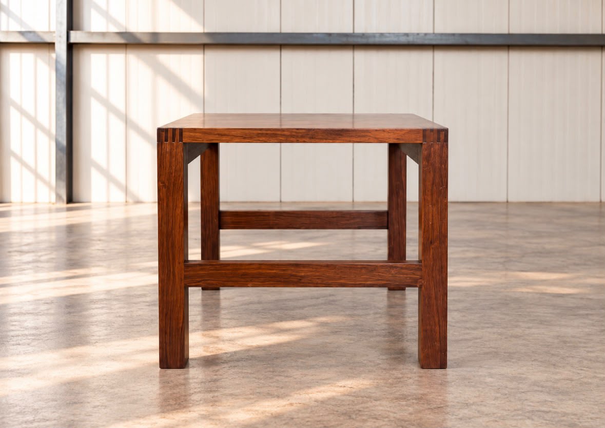 Mesa de apoio em Pau Santo